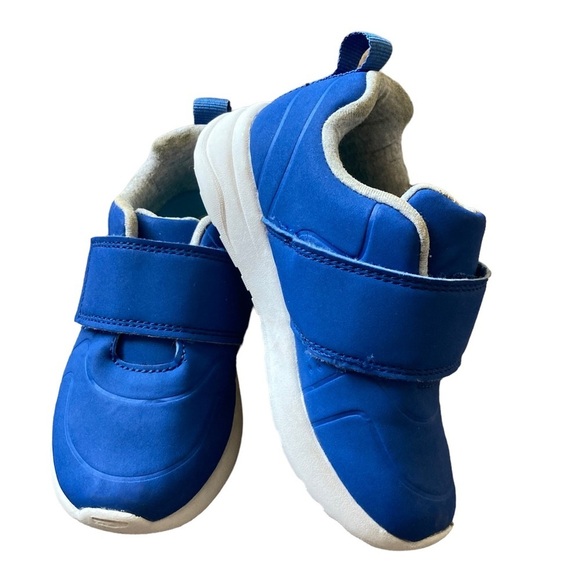 Cat & Jack Toddler Boy Blue Gray Athletic Sneaker Shoes Size 9 EUC - Picture 1 of 7